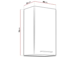 Modulvægskab Wood Grey 118