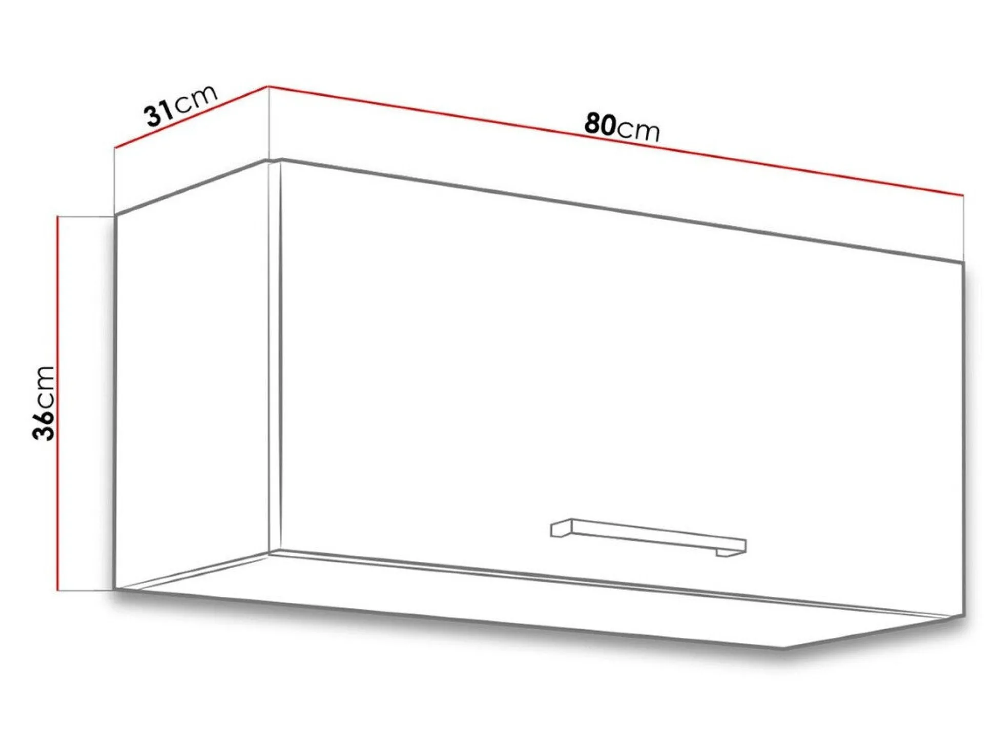 Modulvægskab Wood Grey 129