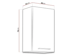 Modulvægskab Wood Grey 101