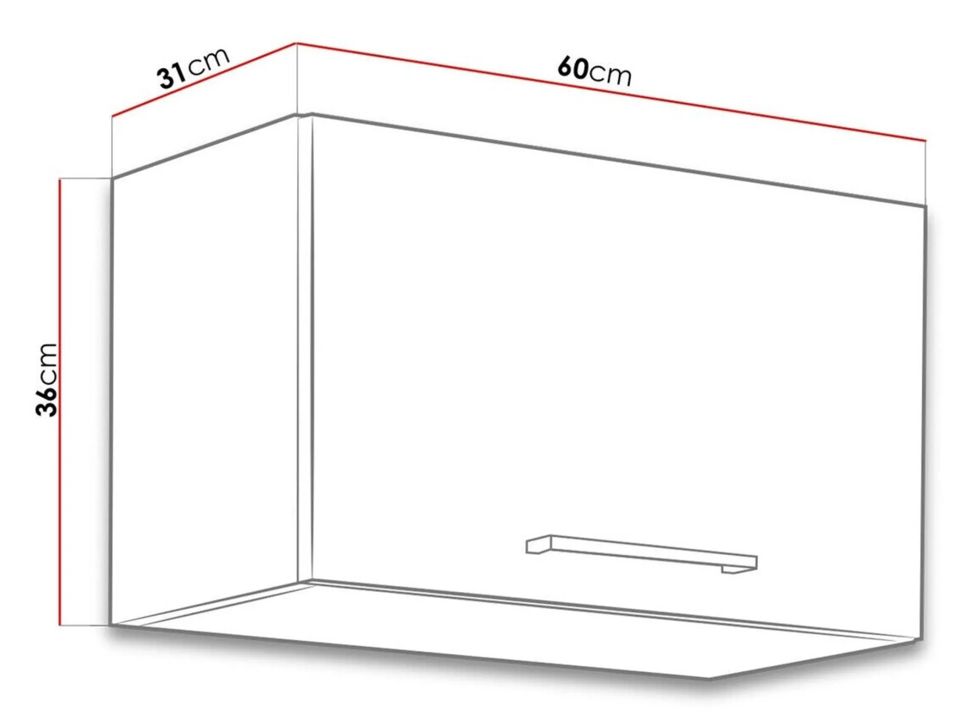 Modulvægskab Wood Grey 111