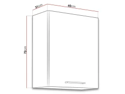 Modulvægskab Wood White 112