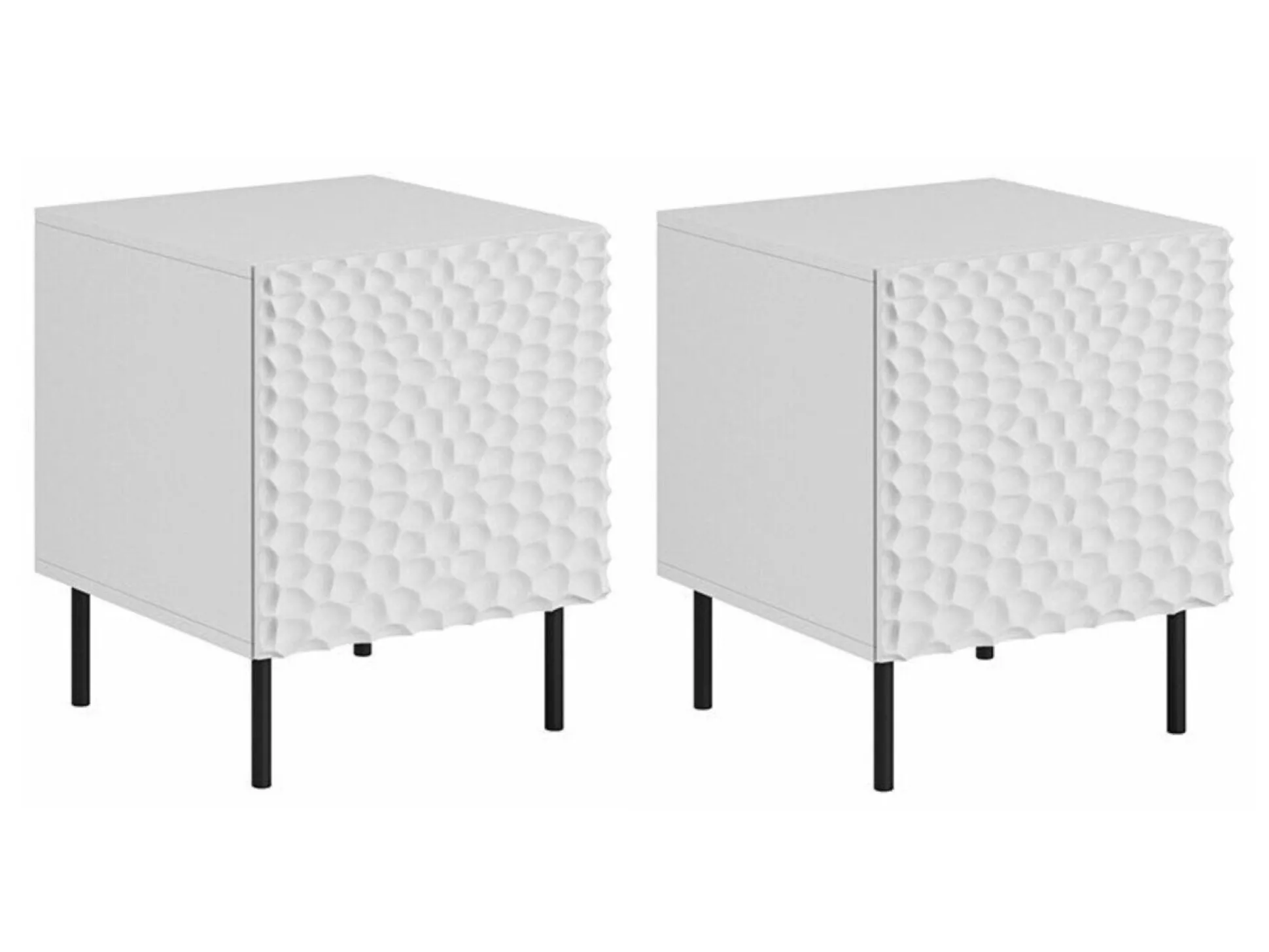 Natbordssæt Charlotte 172 (Hvid + Sort)