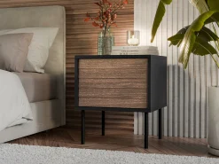 Natbordssæt Flosoru 106 (Valnød + Sort)