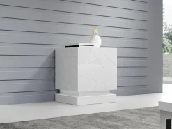 Natbordssæt Linar (Hvid + Glansfuld hvid)