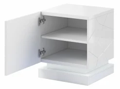 Natbordssæt Linar (Hvid + Glansfuld hvid)