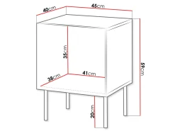 Natbordssæt Tolfelo 104 (Beige)