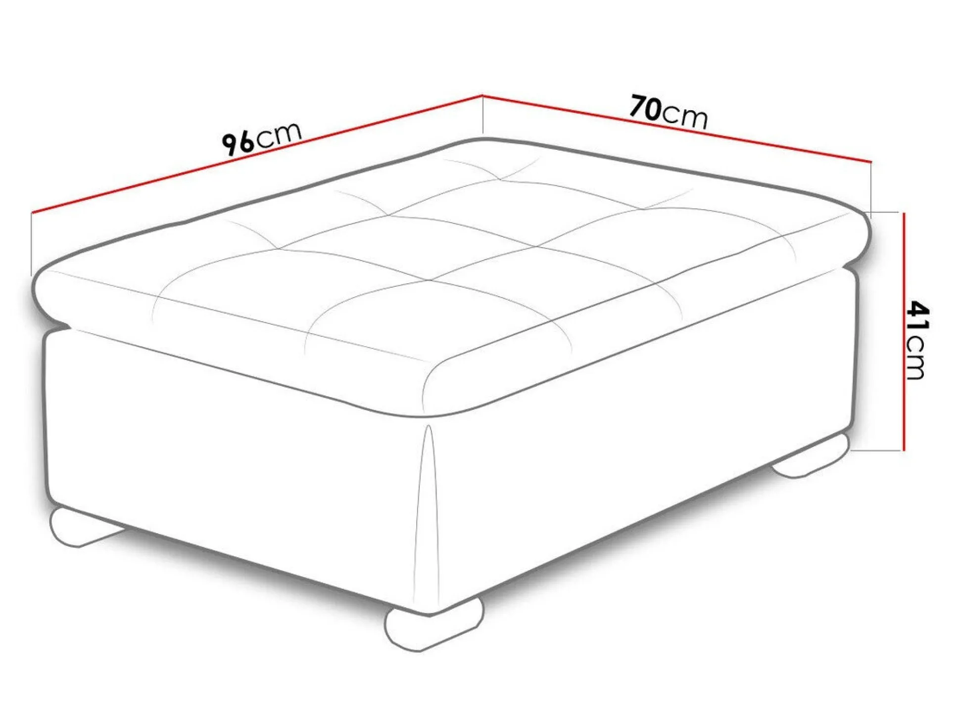 Polstret bænk Comfivo Gemma I (Soft 066 + Lawa 02)