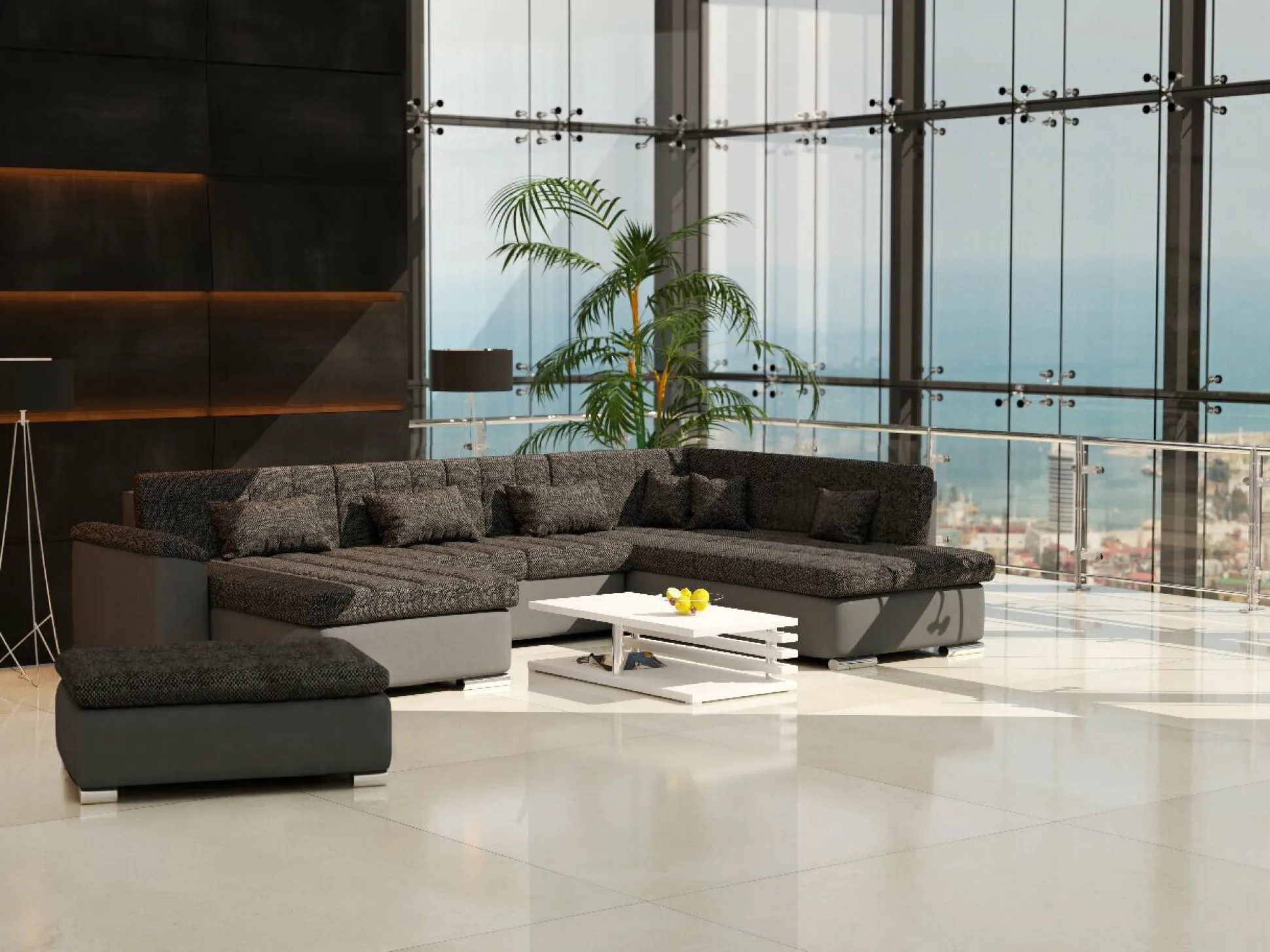 Polstret møbelsæt Comfivo Gemma I (Soft 020 + Majorka 03)