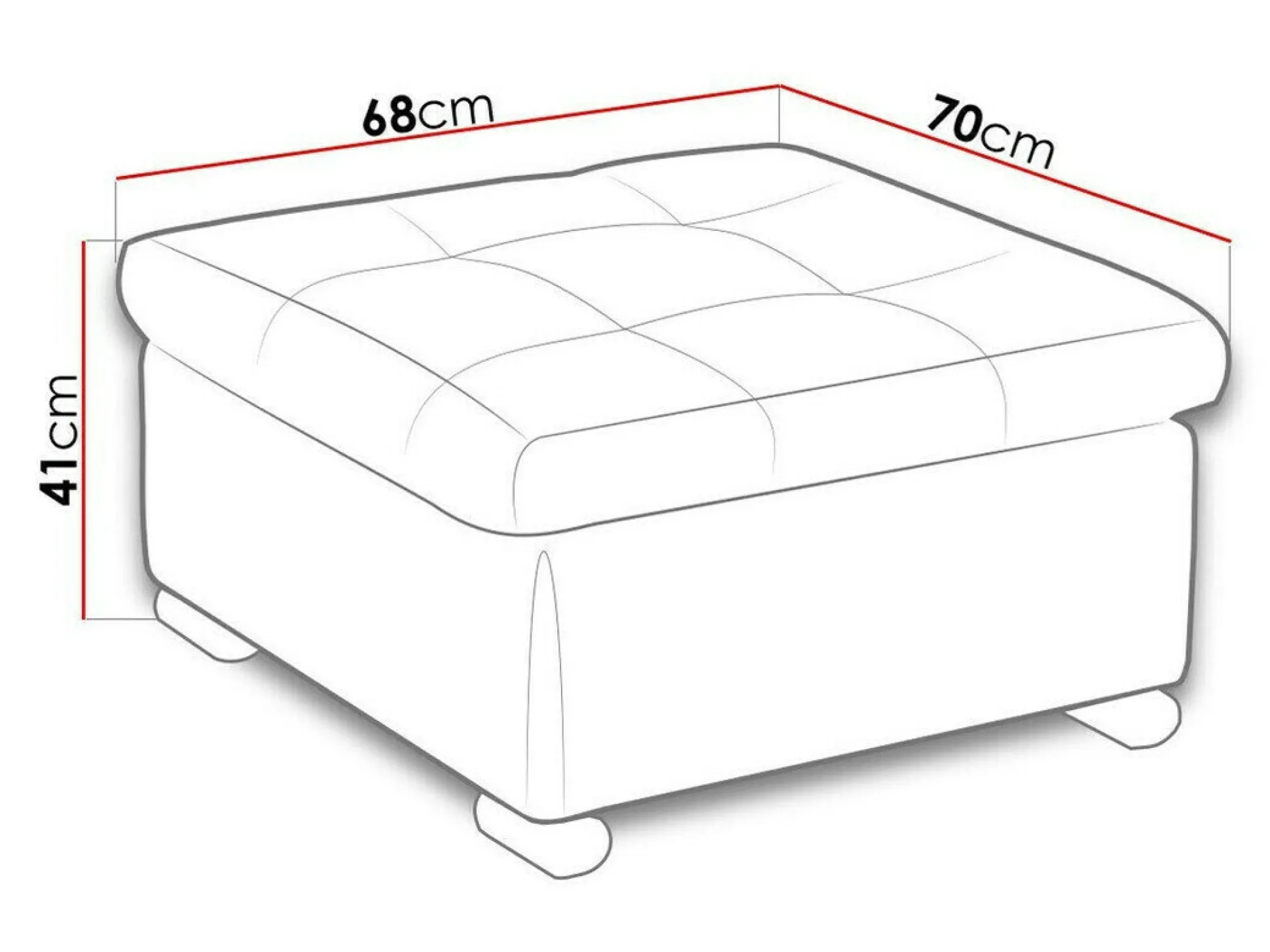 Polstret møbelsæt Comfivo Gemma I (Soft 020 + Majorka 03)