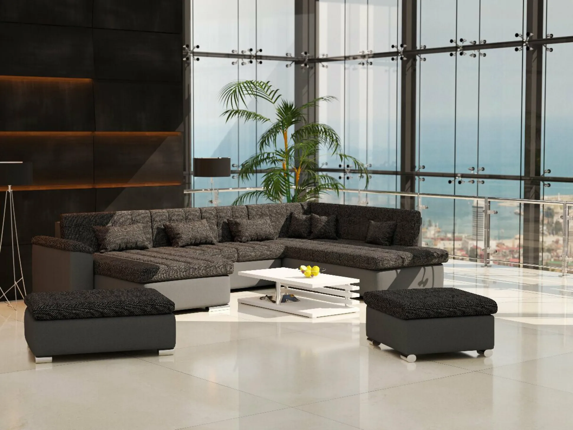 Polstret møbelsæt Comfivo Gemma II (Soft 020 + Majorka 03)