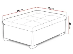 Polstret møbelsæt Comfivo Gemma II (Soft 020 + Majorka 03)