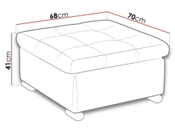 Polstret møbelsæt Comfivo Gemma II (Soft 020 + Majorka 03)
