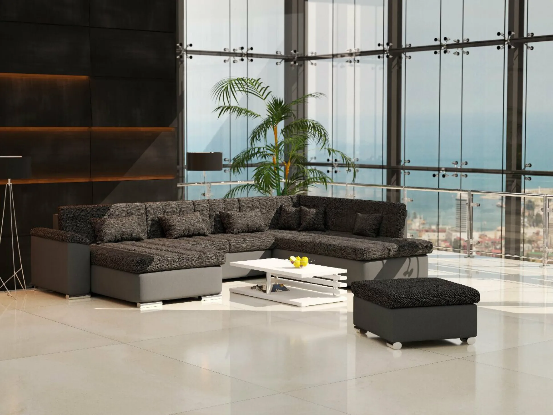 Polstret møbelsæt Comfivo Gemma (Soft 020 + Majorka 03)