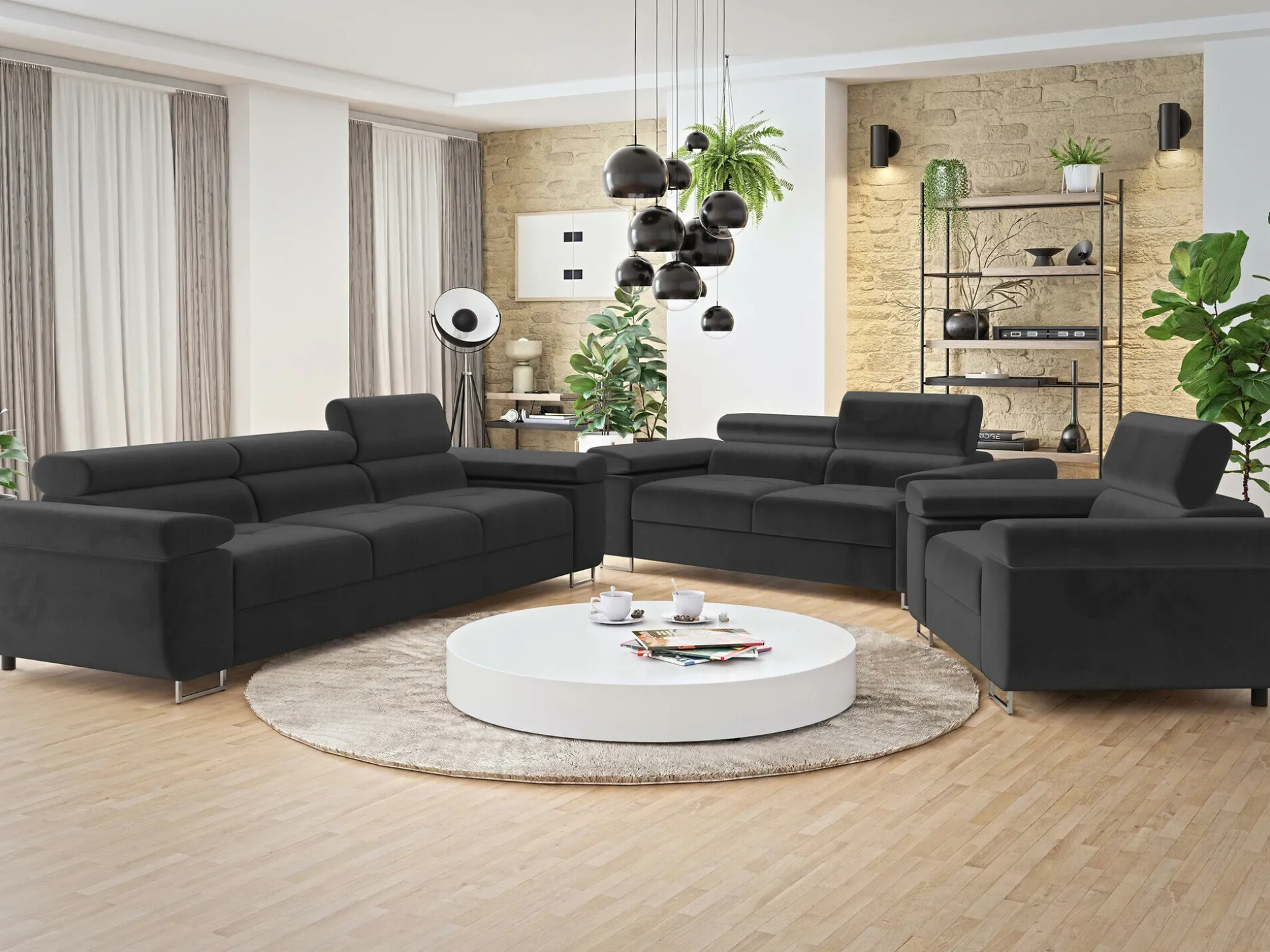 Polstret møbelsæt Comfivo Vinetum (Manila 18)