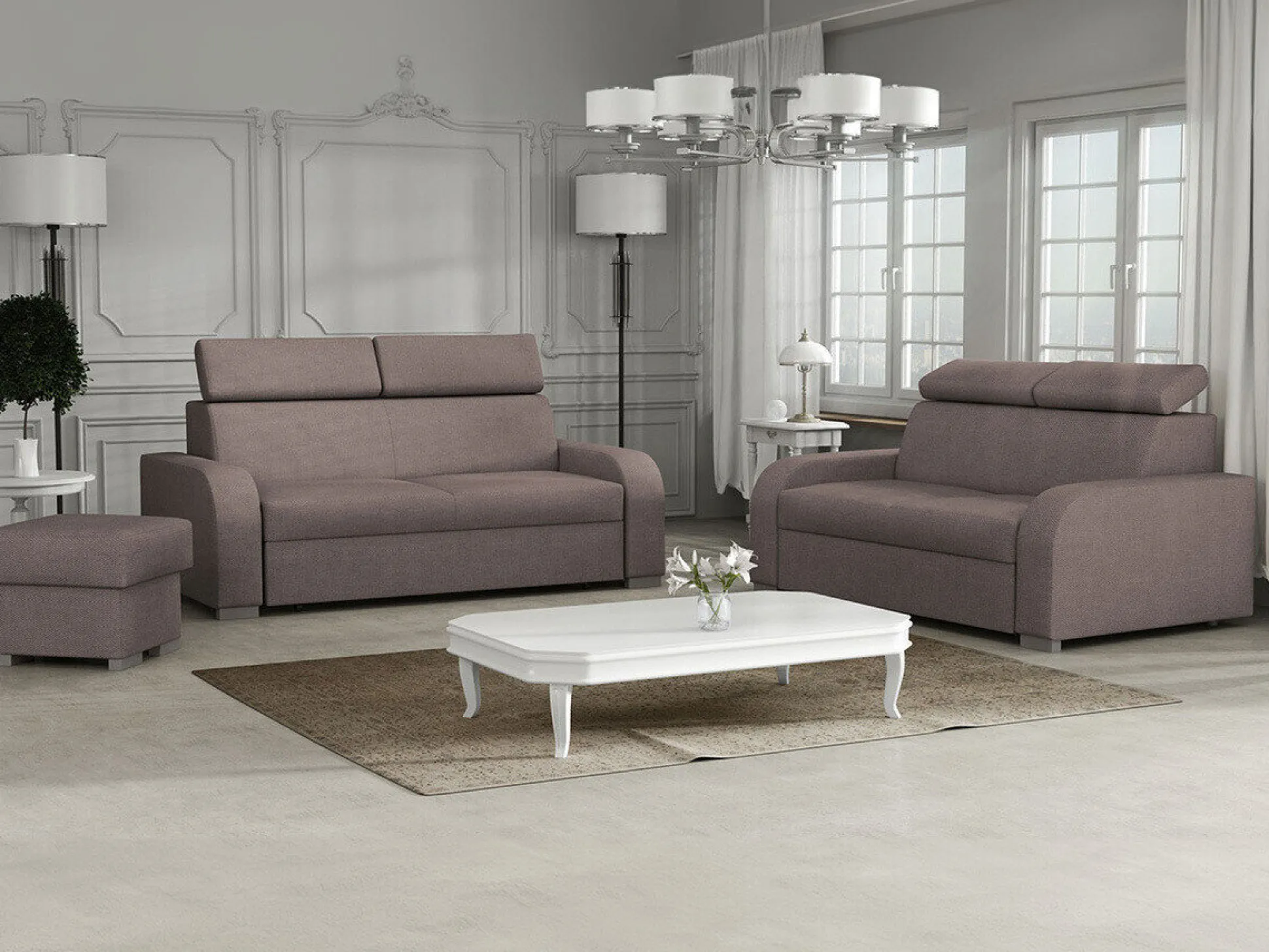 Polstret møbelsæt Ovos I (Crown 4)