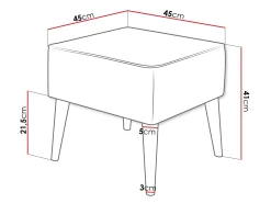 Puf Comfivo Ulmus V (Lambi 04)