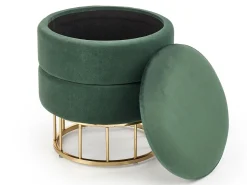 Puf Houston 819 (Mørkegrøn + Gylden)