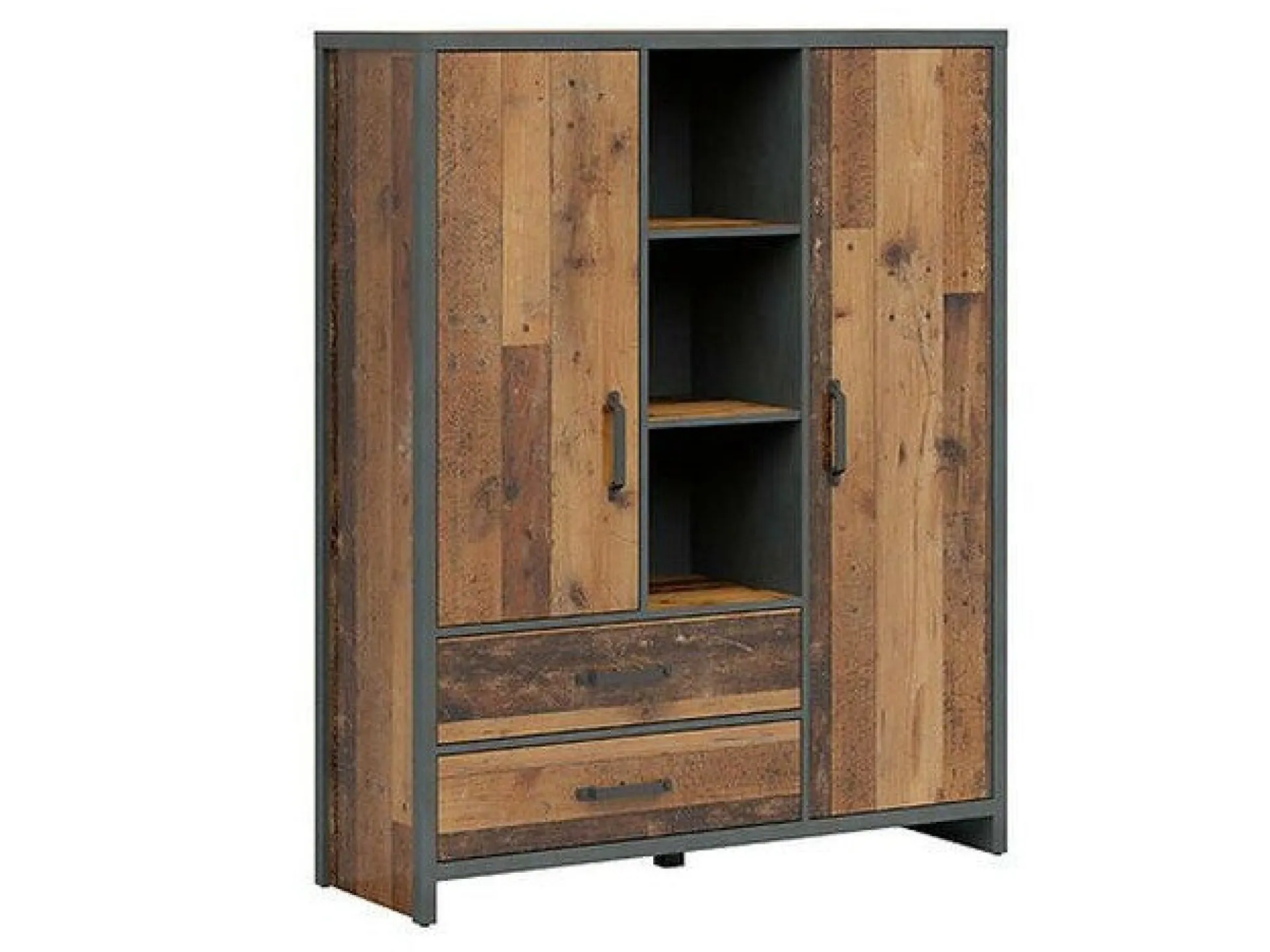 Reol Belsera 107 (Brun + Matera grå)