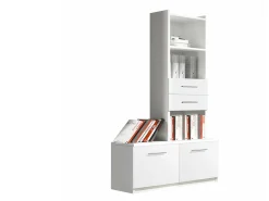 Reol Campus (Hvid + Glansfuld hvid)