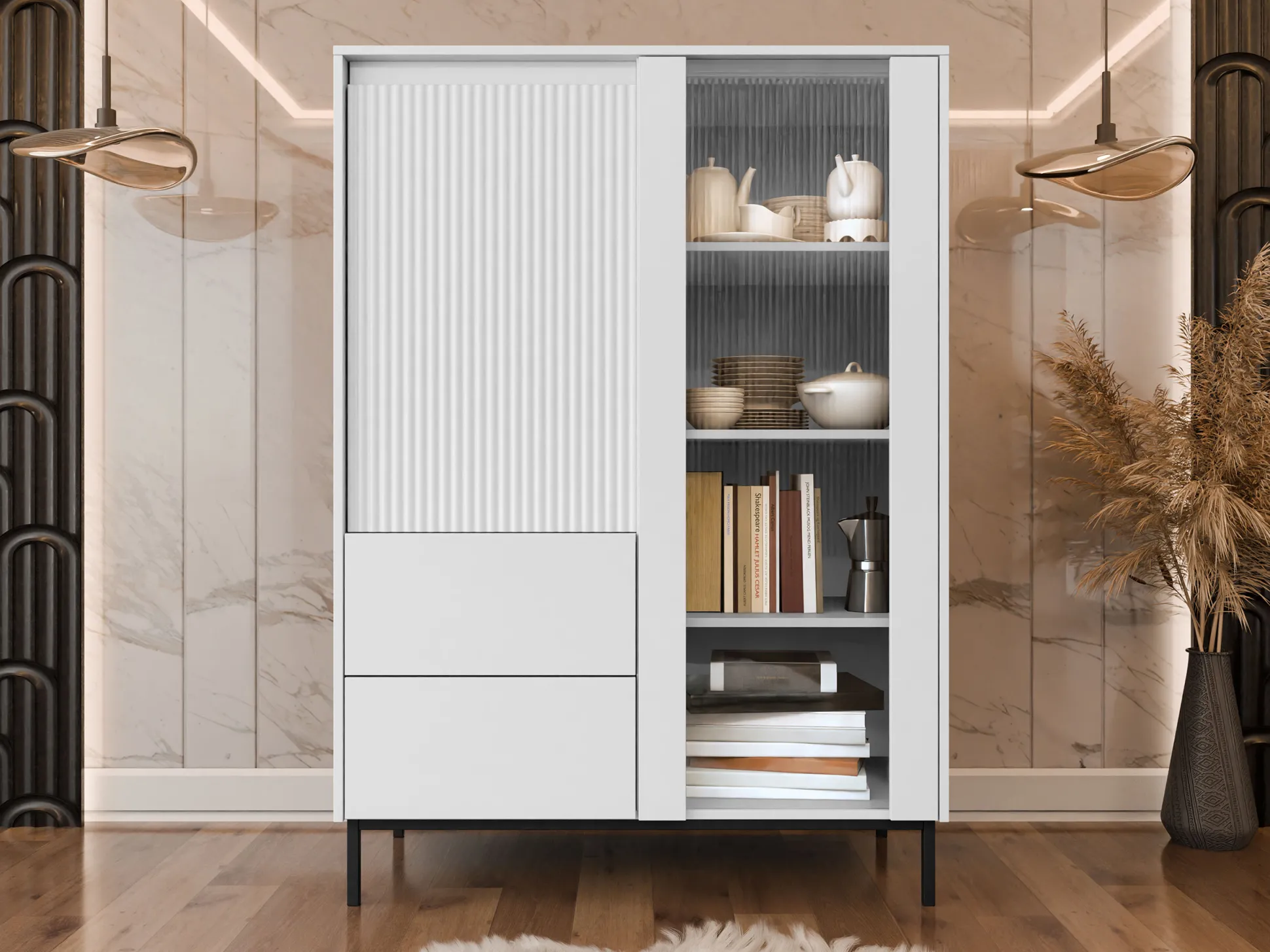 Reol Comfivo Delruva (Hvid)