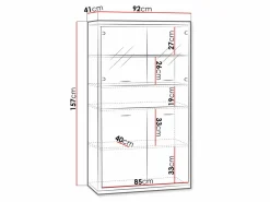 Reol Etrmoni 107 (Lyst træ)