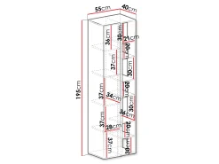 Reol Fiosono 103 (Eukalyptus + Egetræ)