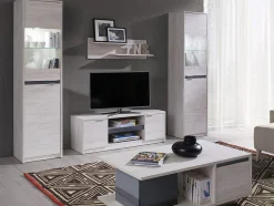 Reol Fivelbo 113 (Kloster eg + Blank sort)