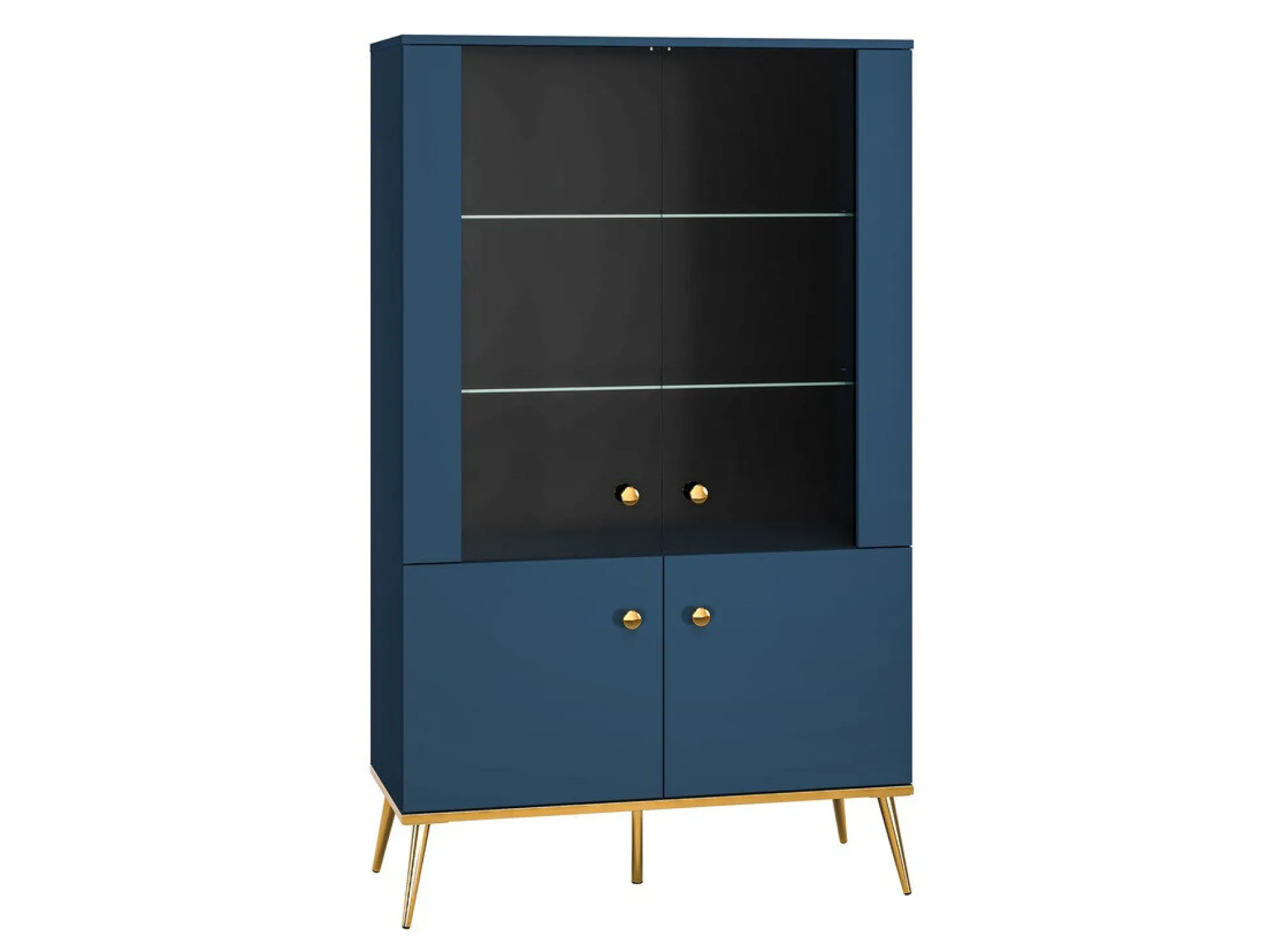 Reol Flonovu 101 (Mørkeblå + Gylden)