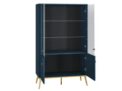 Reol Flonovu 101 (Mørkeblå + Gylden)