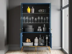 Reol Flonovu 101 (Mørkeblå + Gylden)