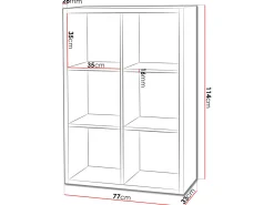 Reol Levnova 103 (Hvid)