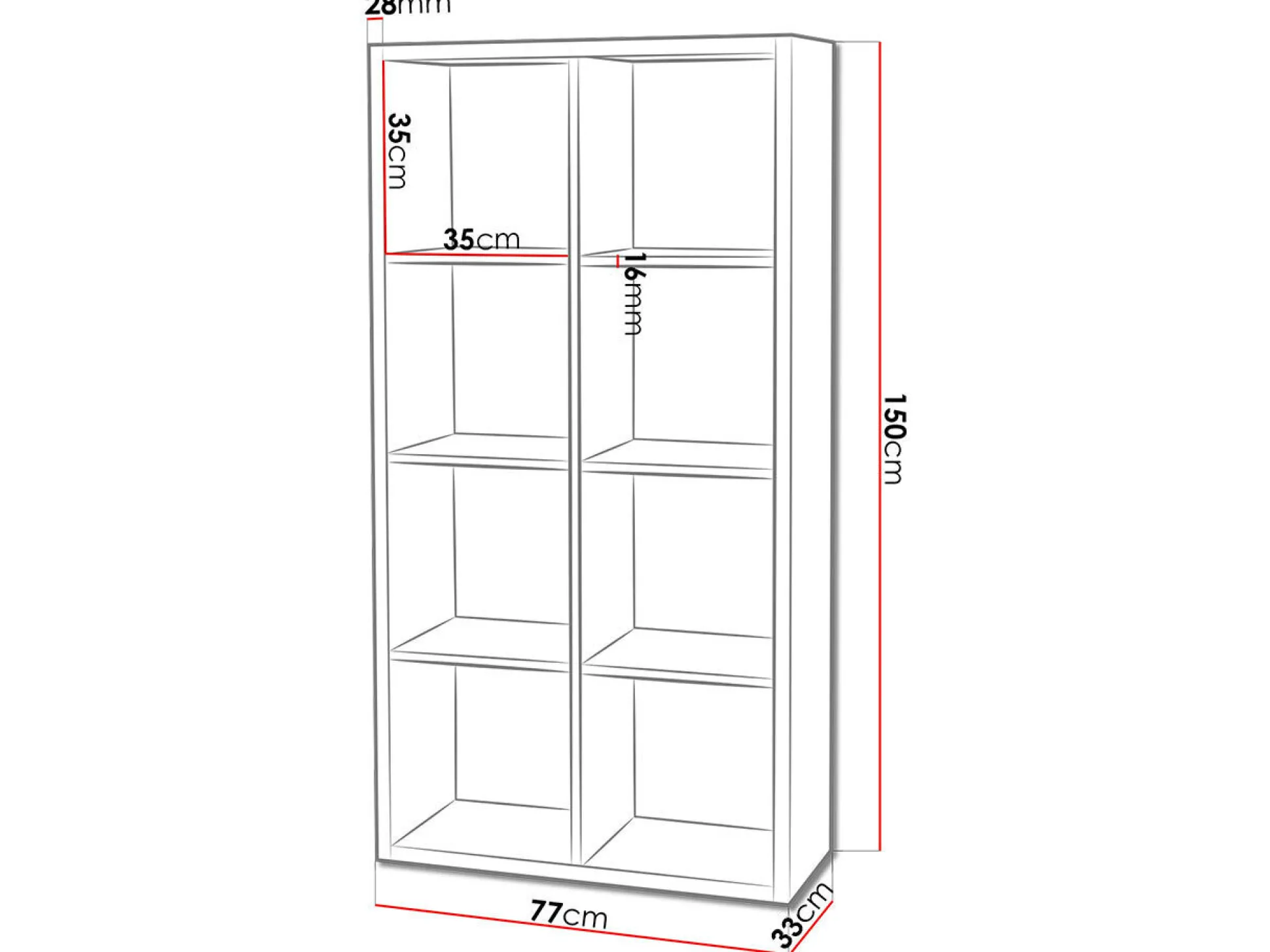 Reol Levnova 104 (Sonoma eg)