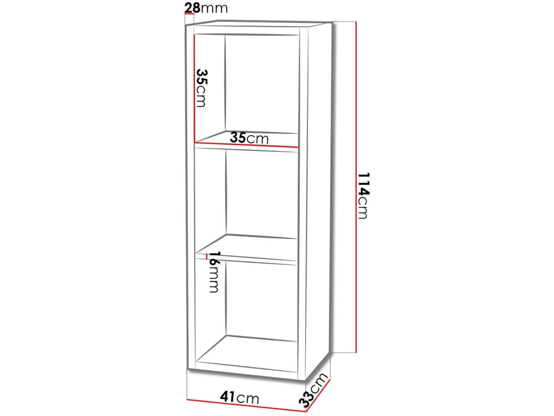 Reol Levnova 100 (Sonoma eg)