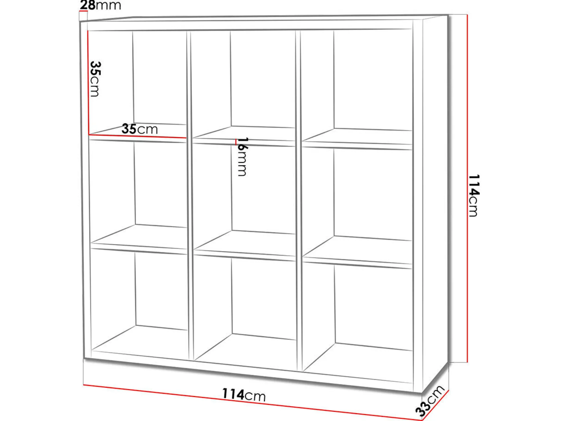 Reol Levnova 105 (Sonoma eg)