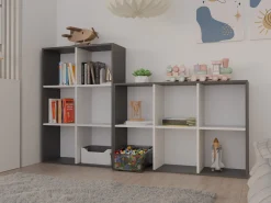 Reol Mandeville 287 (Hvid + Antracit)