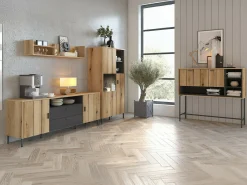 Reol Morelmi 108 (Antracit + Egetræ)