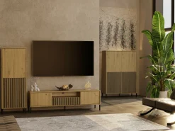 Reol Orlsone 103 (Artisan eg + Sort)