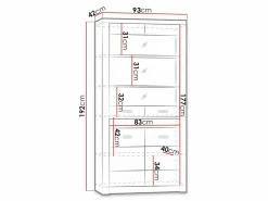 Reol Serfeno 101 (Mørk aske)