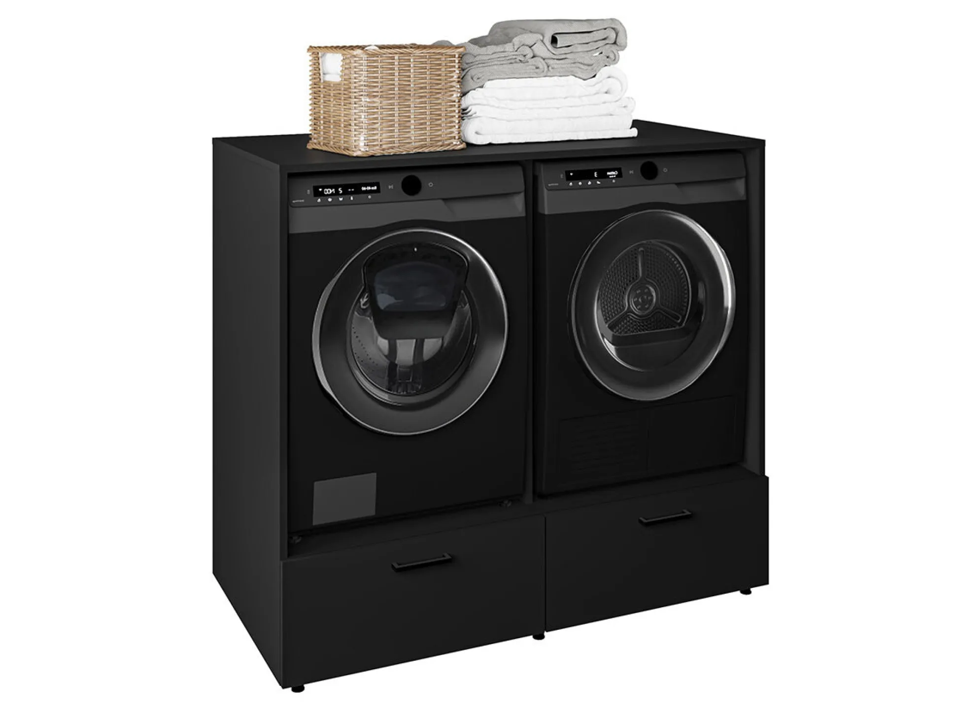 Reol til badeværelse Austin 368 (Sort)