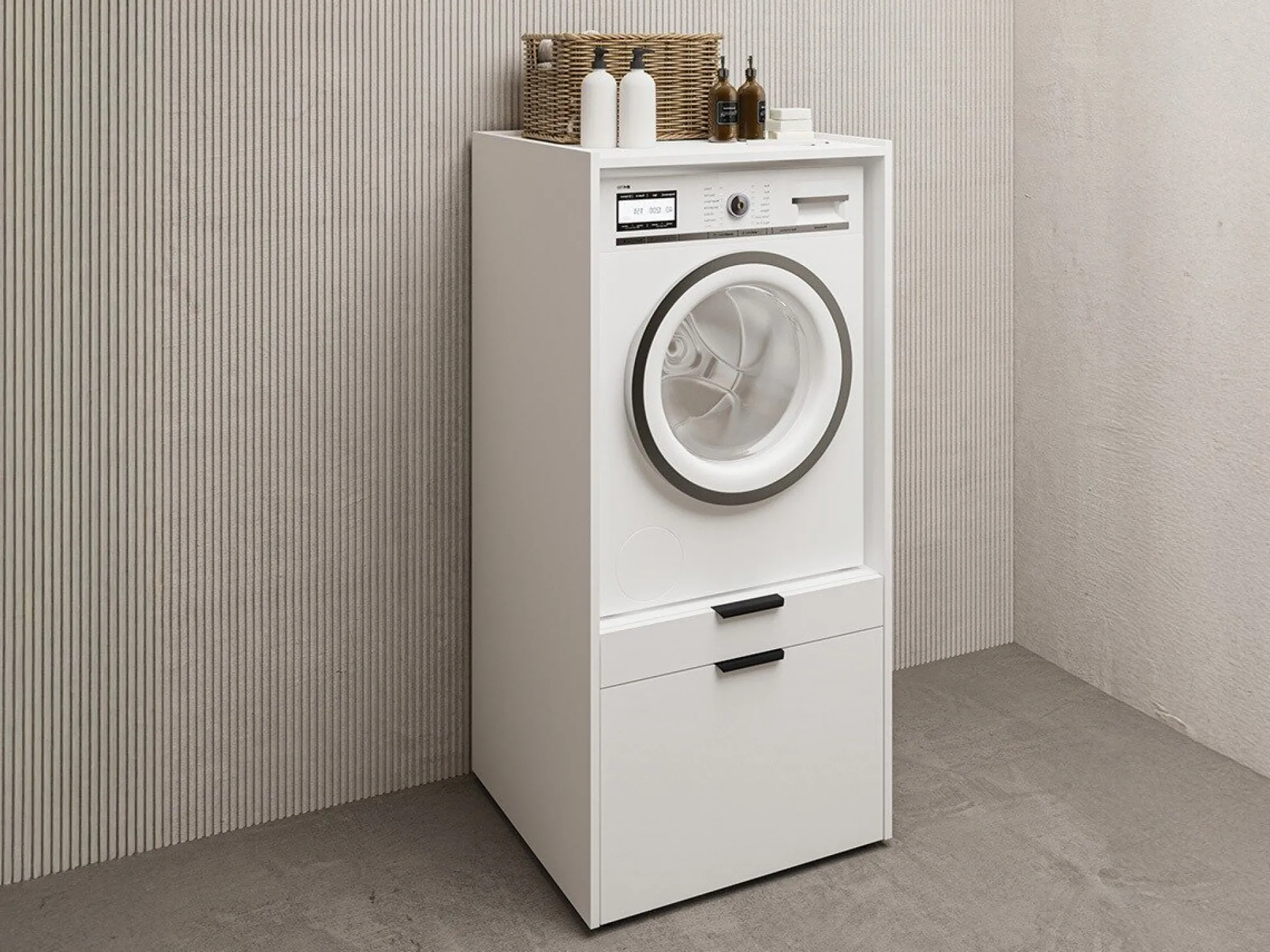 Reol til badeværelse Austin 376 (Hvid)