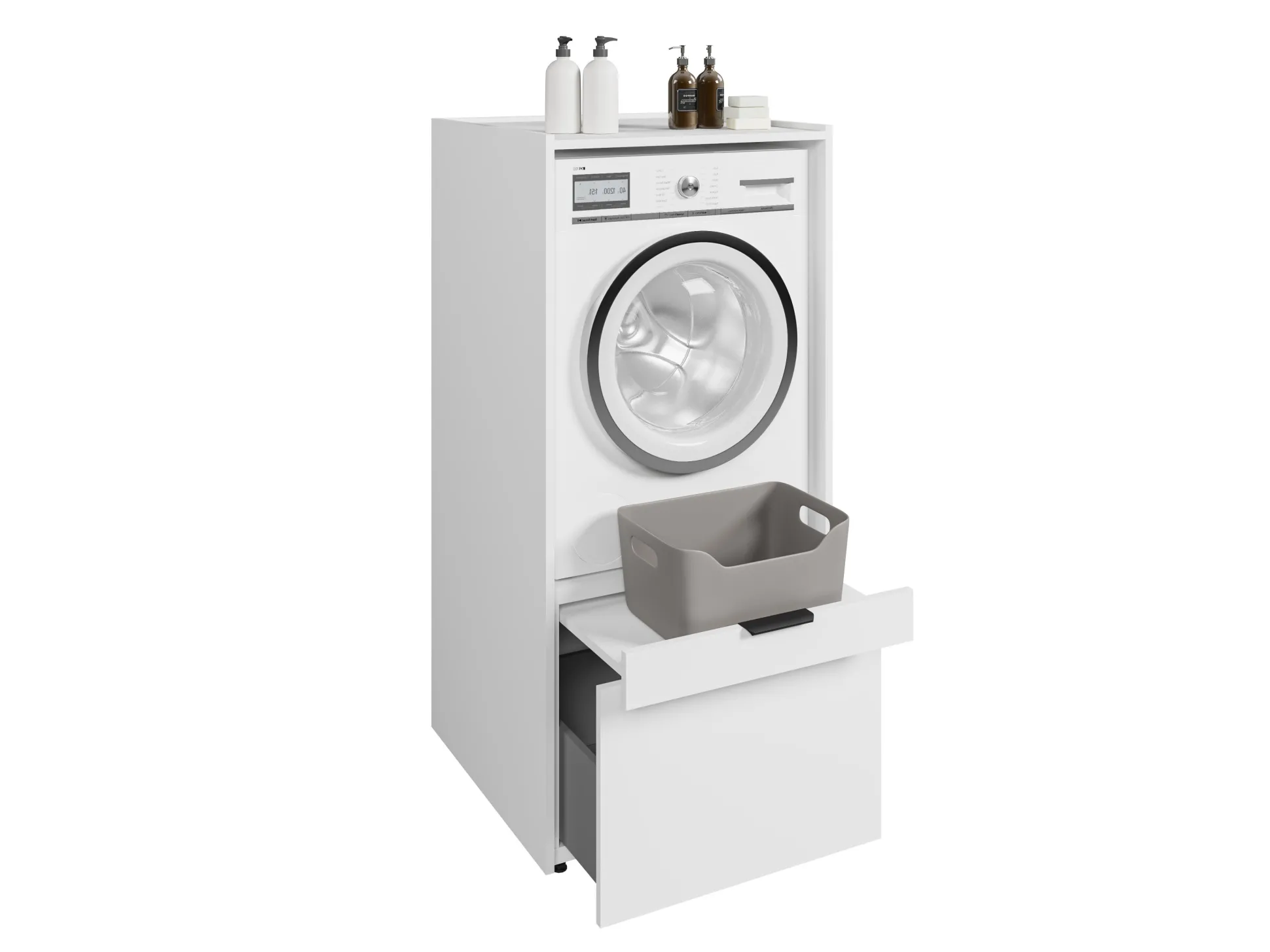 Reol til badeværelse Austin 376 (Hvid)