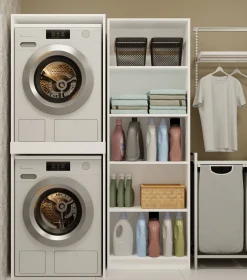 Reol til badeværelse Balelbo 108 (Hvid)