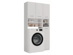 Reol til badeværelse Mandeville 128 (Hvid)