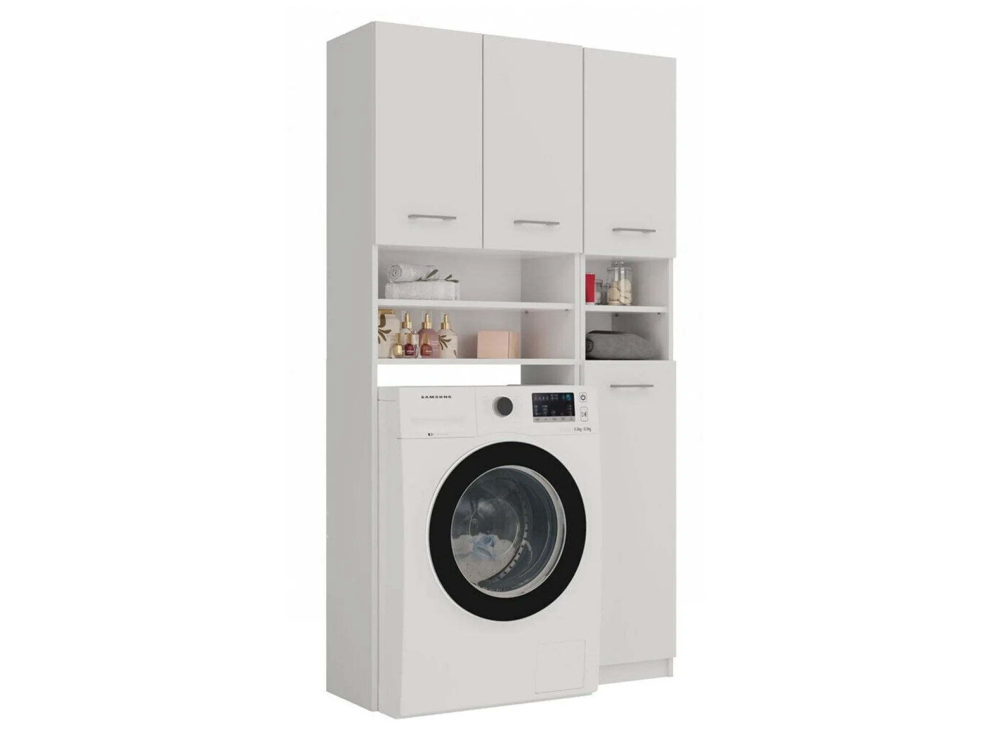 Reol til badeværelse Mandeville 128 (Hvid)