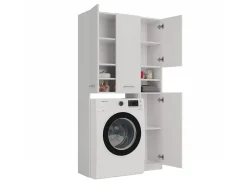 Reol til badeværelse Mandeville 130 (Hvid)