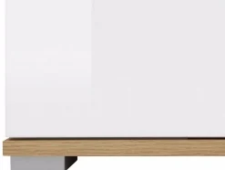 Reol Tivetra 106 (Wotan eg + Glansfuld hvid)