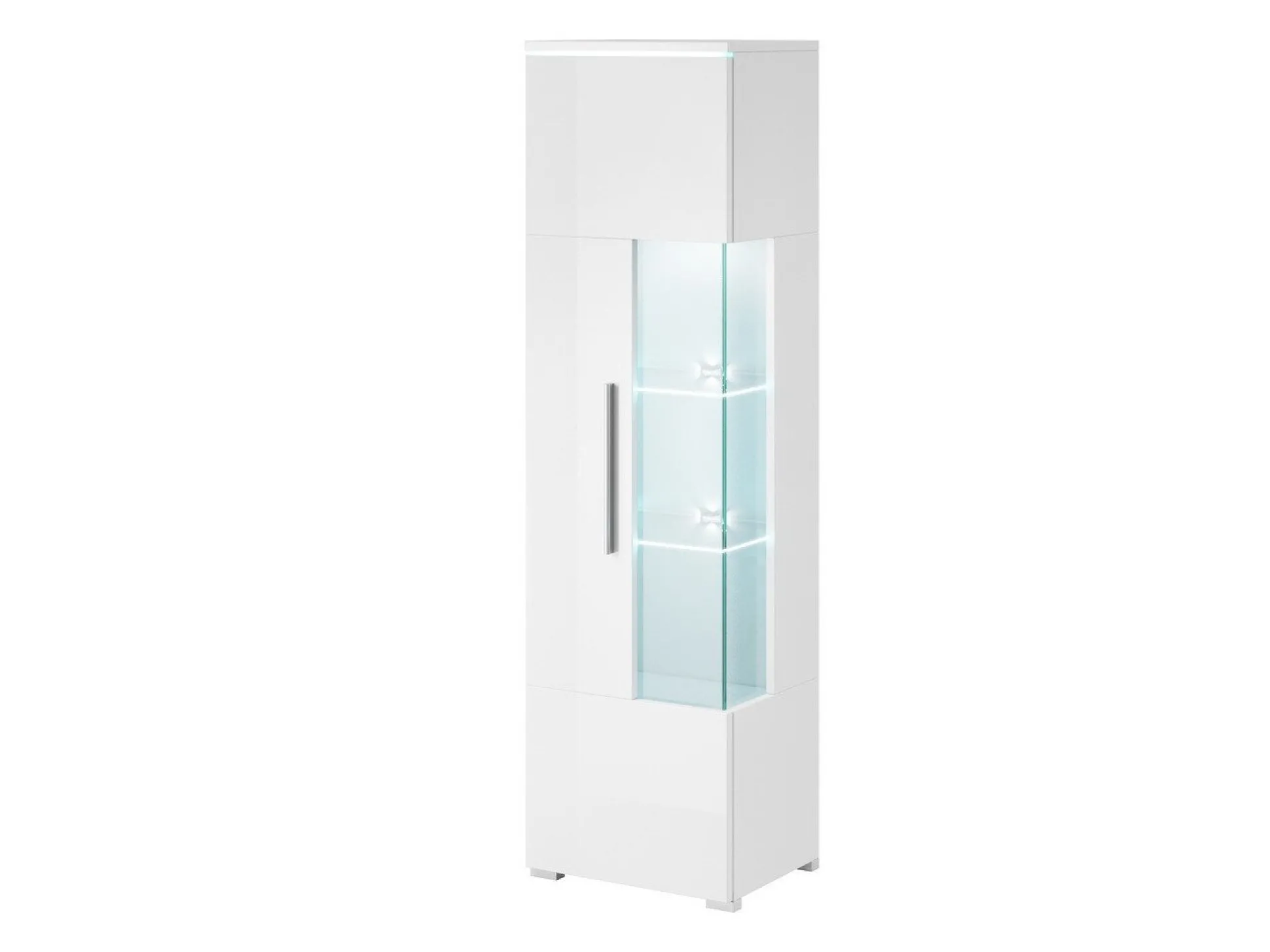 Reol Torvire 106 (Hvid + Glansfuld hvid)