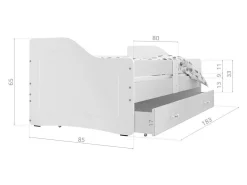 Seng Aurora 137 (Grå)