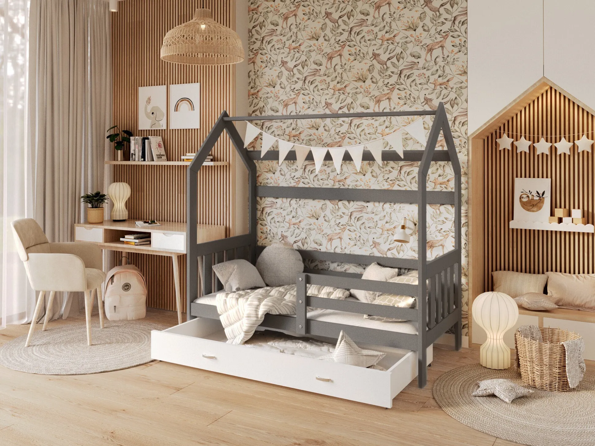 Seng Aurora 123 (Grå)