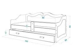 Seng Aurora 148 (Hvid)